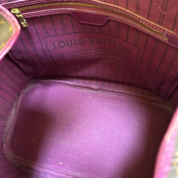 Louis Vuitton 2015 Special Edition Neverfull MM - Purple canvas interior - Picture 14 of 15